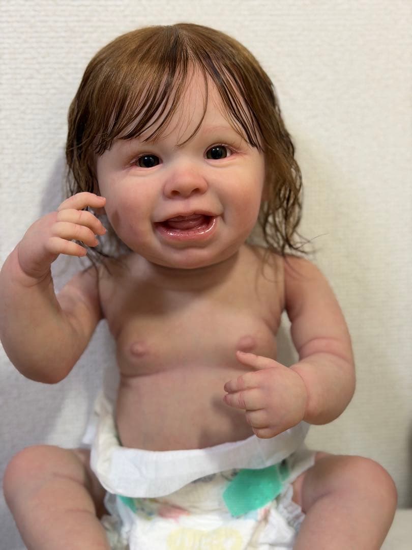 【リボーンドール】笑顔が可愛いリボーンドールベビー