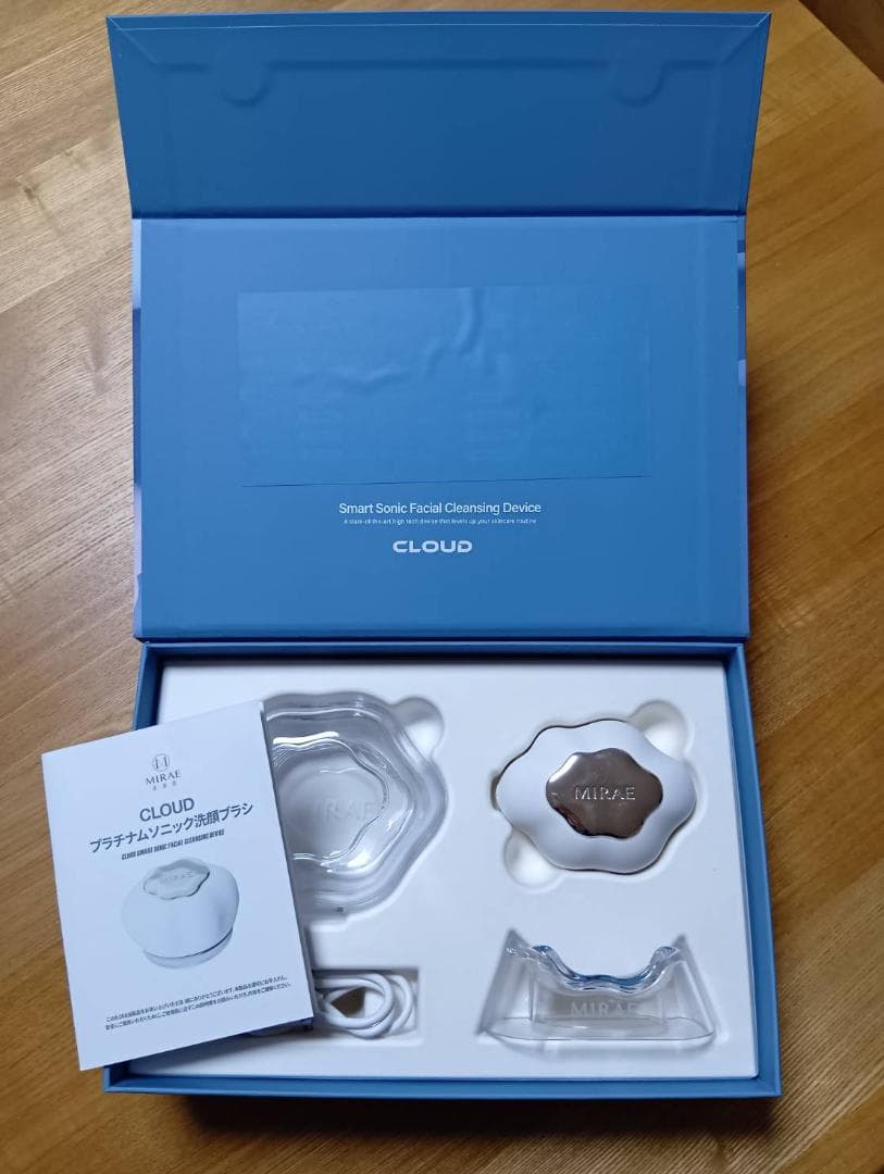 洗顔ブラシ 電動 毛穴ケア 自宅エステ プラチナムソニック