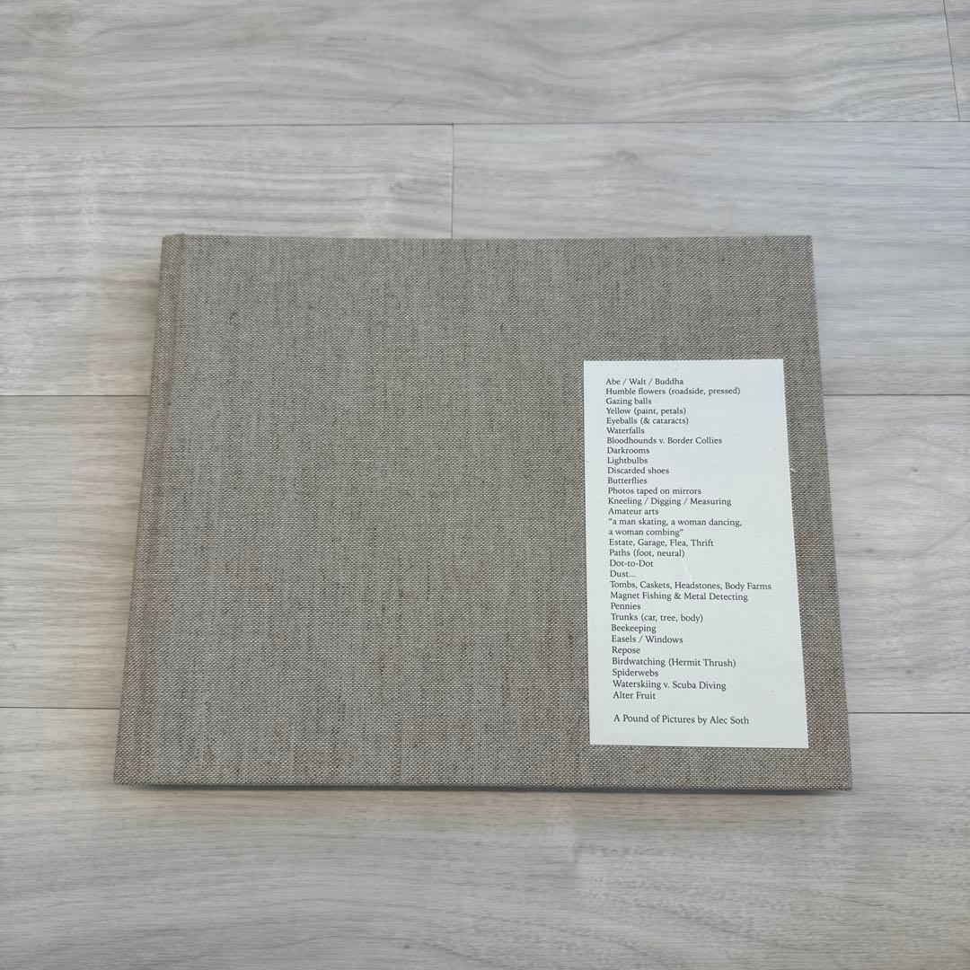 サイン入り Alec soth a pound of pictures 写真集