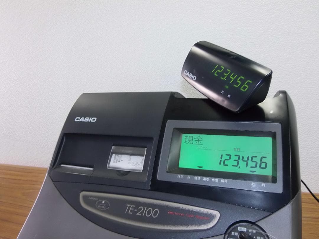 設定無料 CASIO TE-2100-15S レジスター 15部門 250512