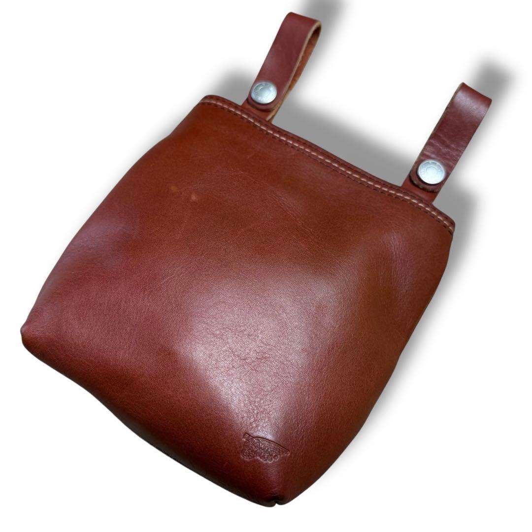 美品 RED WING ウエストポーチ ベルトポーチ レッドブラウン 本革