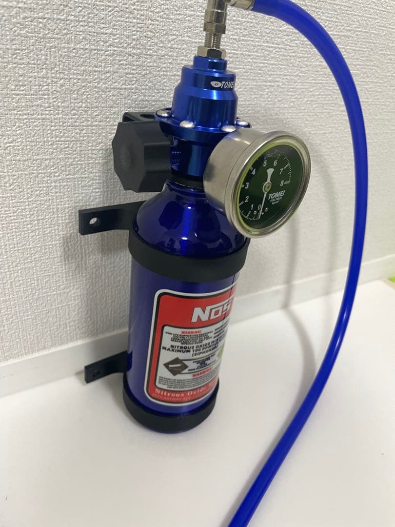 ダミーNOSボトル　ニトロ　固定ステー付き　2個セット