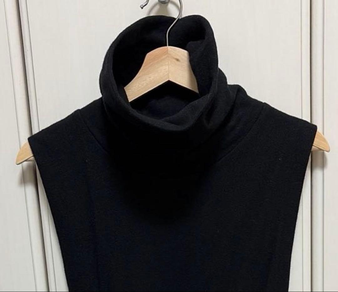 Y's ワイズ ヨウジヤマモト サイズ2 ブラック ニット ベスト タートル