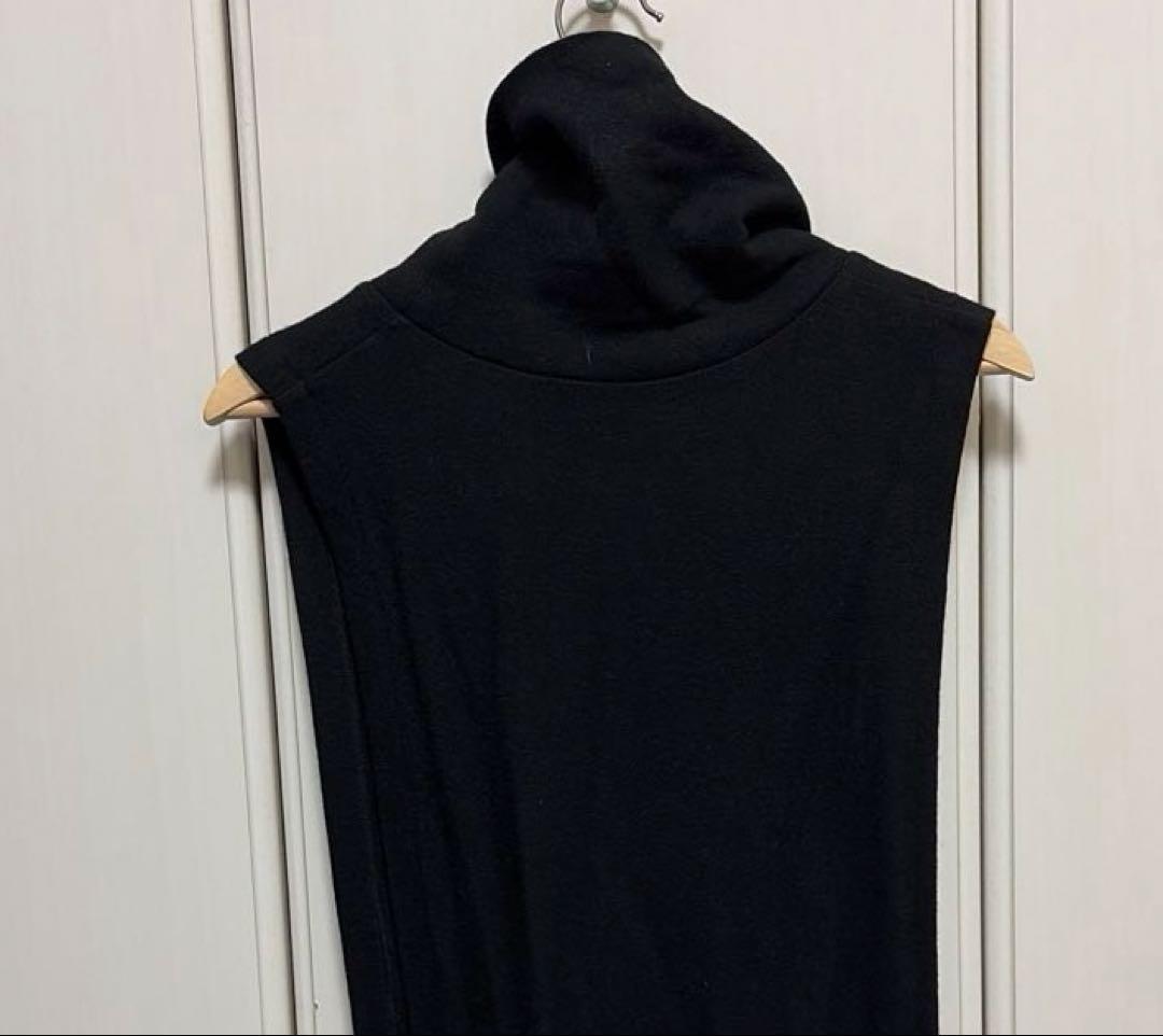 Y's ワイズ ヨウジヤマモト サイズ2 ブラック ニット ベスト タートル