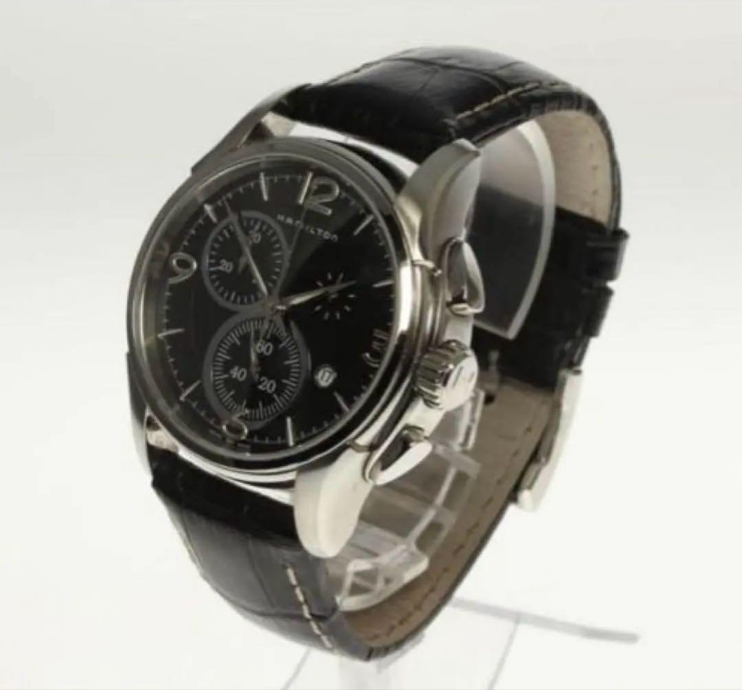 HAMILTONジャズマスター H326120 クロノグラフ 純正革ベルト