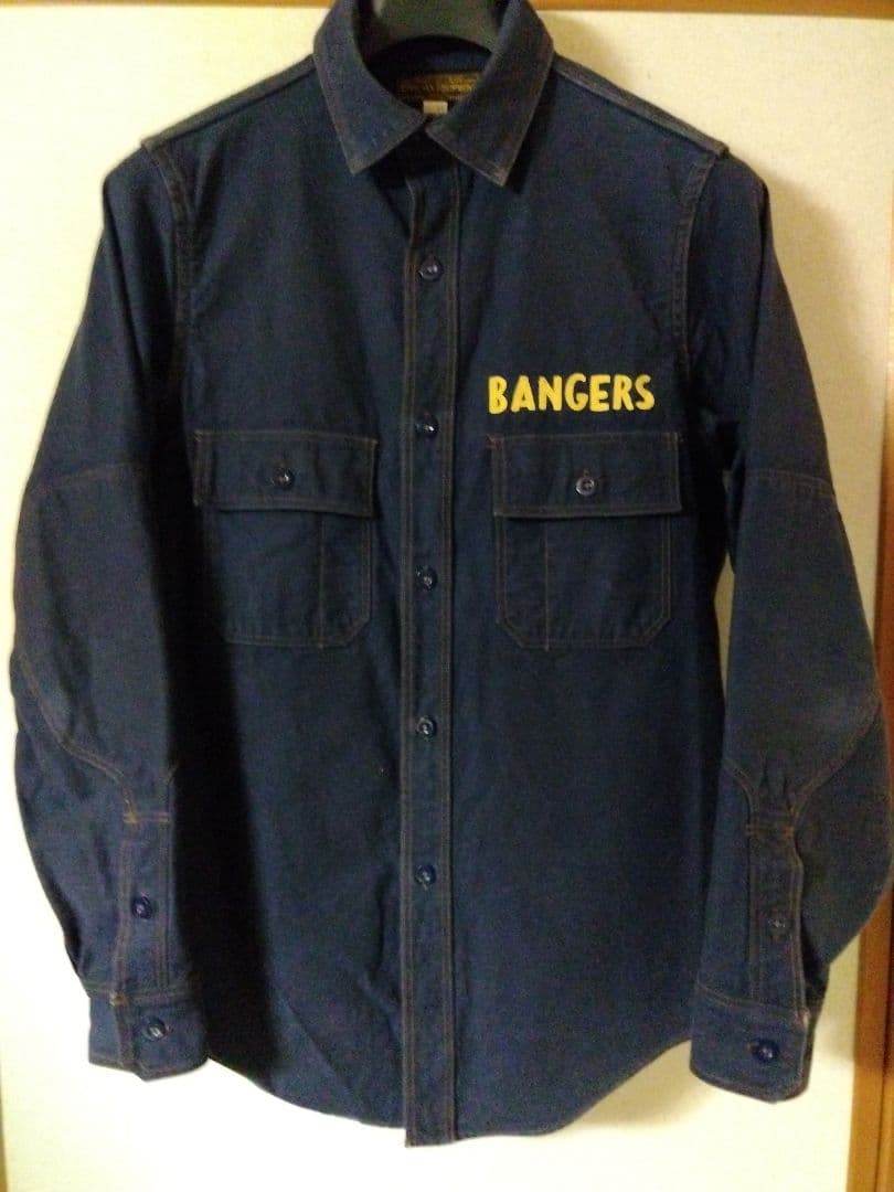 田中野夫　フリーホイーラーズ ワークシャツ Bangers Gow Job