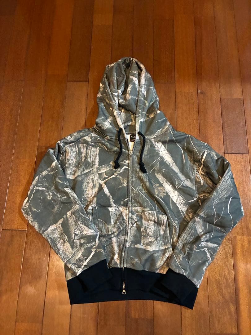 BELVET　リアルツリー　ジップパーカー　Mサイズ