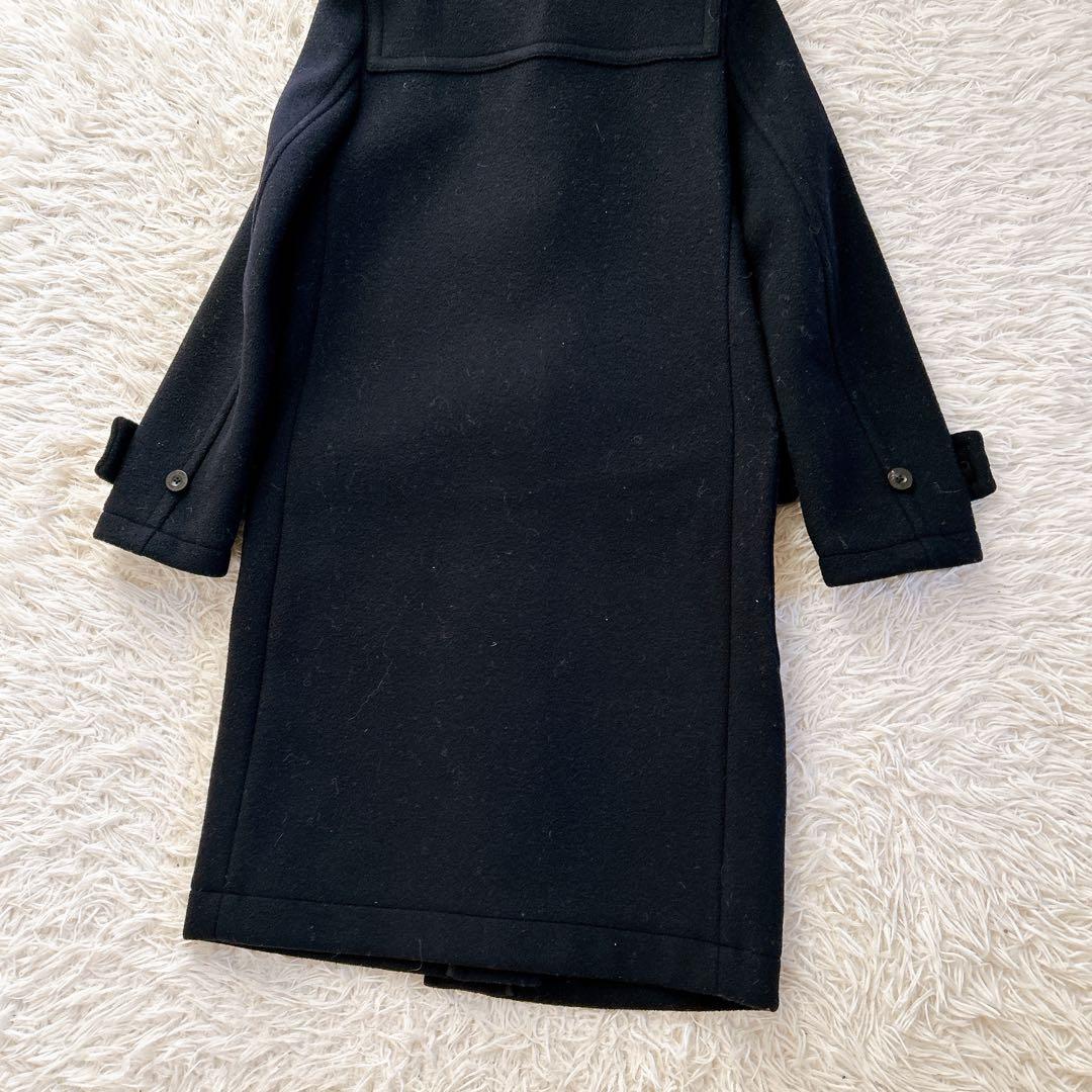美品　HYKE ダッフルコート　ロングコート　ロング丈　トグル　ネイビー