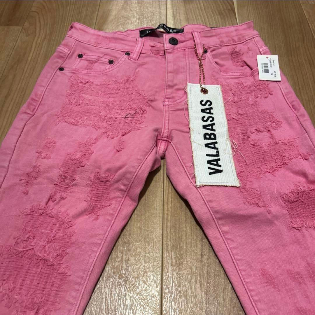 訳あり特価【新品未使用】valabasas ピンクデニム 30