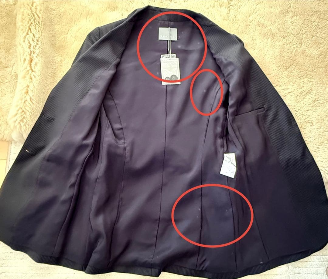 Theory luxe セオリーリュクス ダークネイビー パンツスーツ　38