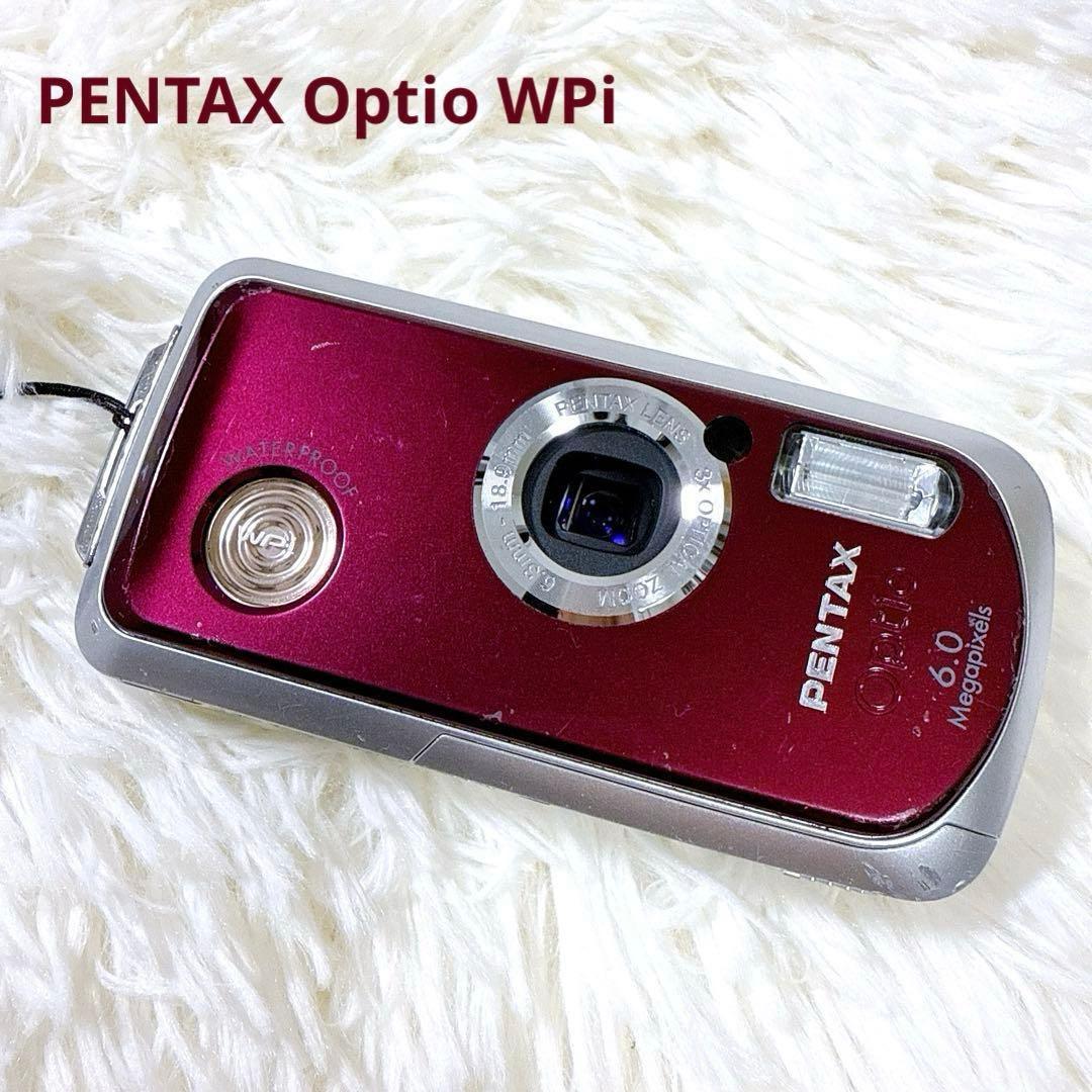 PENTAX Optio WPi コンパクトデジタルカメラ 防水 ピンク 動作品
