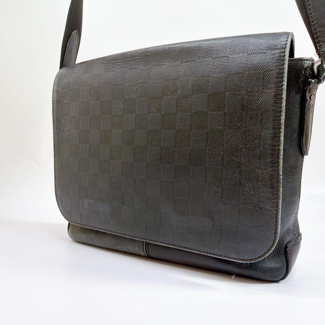 ルイヴィトン ディストリクトPM ダミエ アンフィニ メッセンジャー ブラック