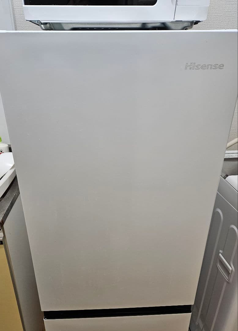 【送料込】冷蔵庫 ハイセンス Hisense 2023年購入 162L ホワイト