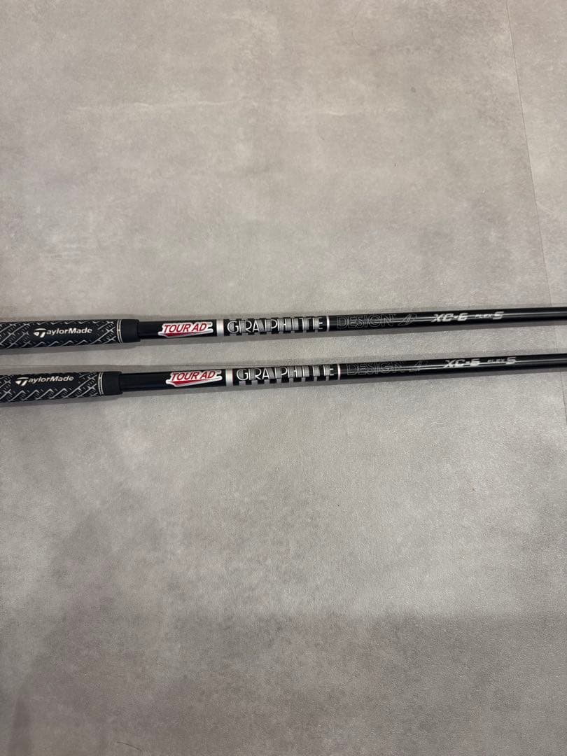 ツアーAD XC 6S 3W 5W テーラーメイドスリーブ付　2本セット