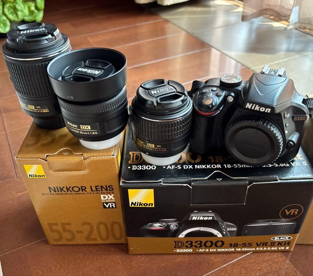 Nikon D3300 デジタル一眼レフカメラ レンズ3本セット