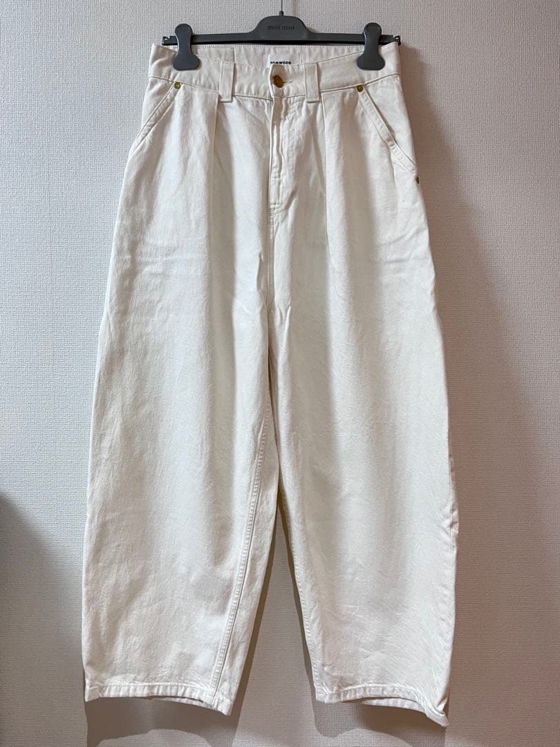 TOMWOOD(トムウッド) VANESSAホワイトデニムパンツ