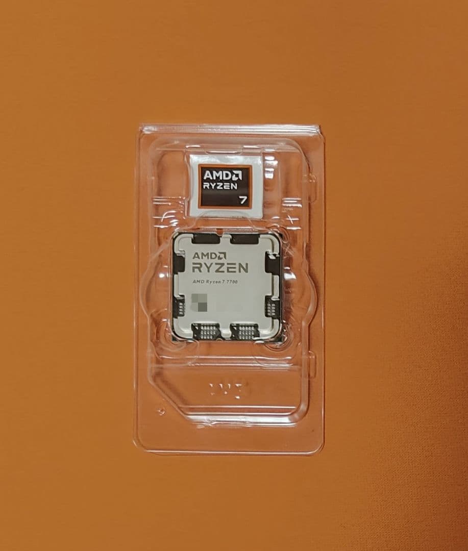 【動作確認済】AMD Ryzen 7 7700 (9800X3Dの箱で発送)