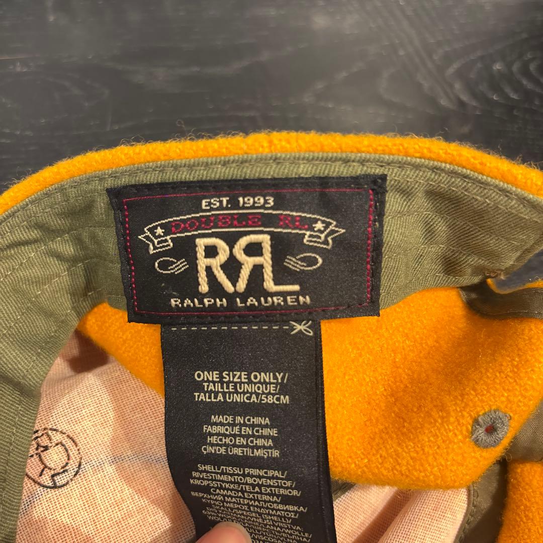 DOUBLE RL RRL ダブルアールエル イエロー キャップ ウール
