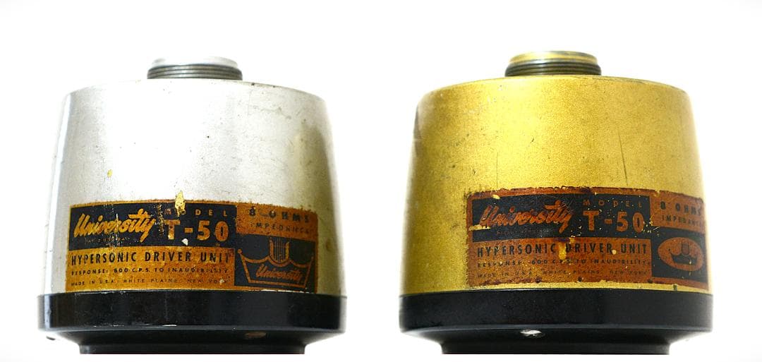 ユニバ－スティ　サウンド　ドライバ－T-50　スピ－カ－　2個　名器です！