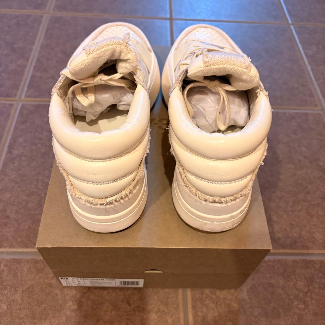 靴 adidas Y-3 Centennial Low White/Cream