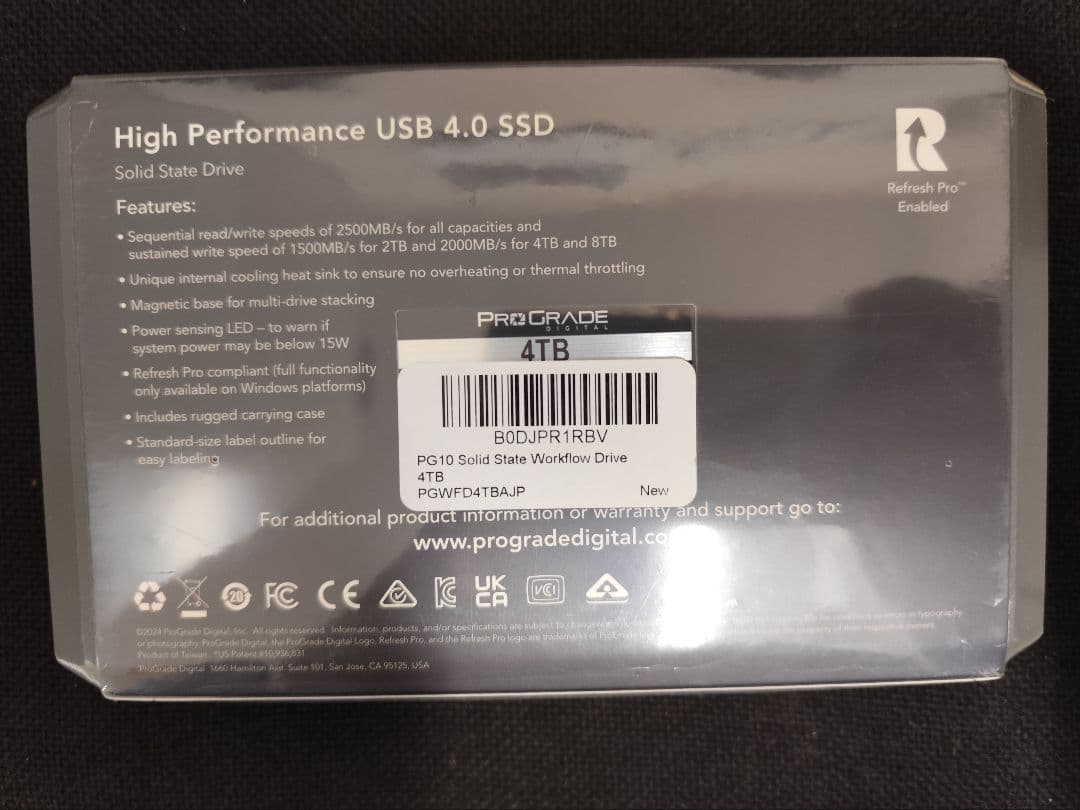NirProGrade Digital 4TB SSD　PG10 Pro