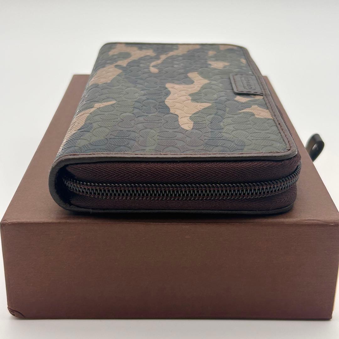 極美品✨ COACH コーチ 長財布 シグネチャー 迷彩柄 【希少性高い】