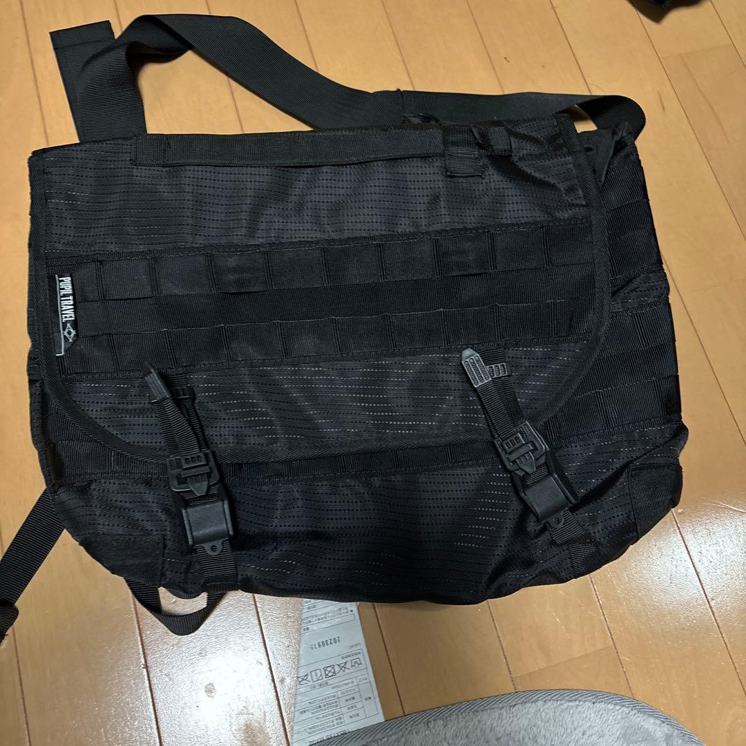PAPATRAIL ブラック メッセンジャーバッグ bagjack