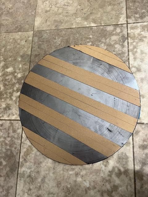 ダントツレンジャー【新品】魚河岸マーク　ステンレス製プレート Φ350mm