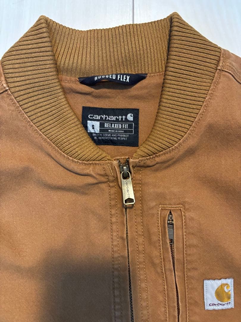 Carhartt リラックスフィットブラウンジャケット USA Model