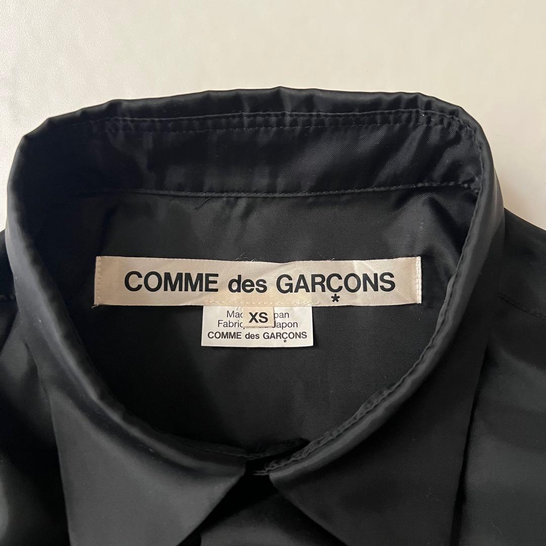 ほぼ未使用 コムデギャルソン AD2024 長袖シャツ ブラック 黒 XS
