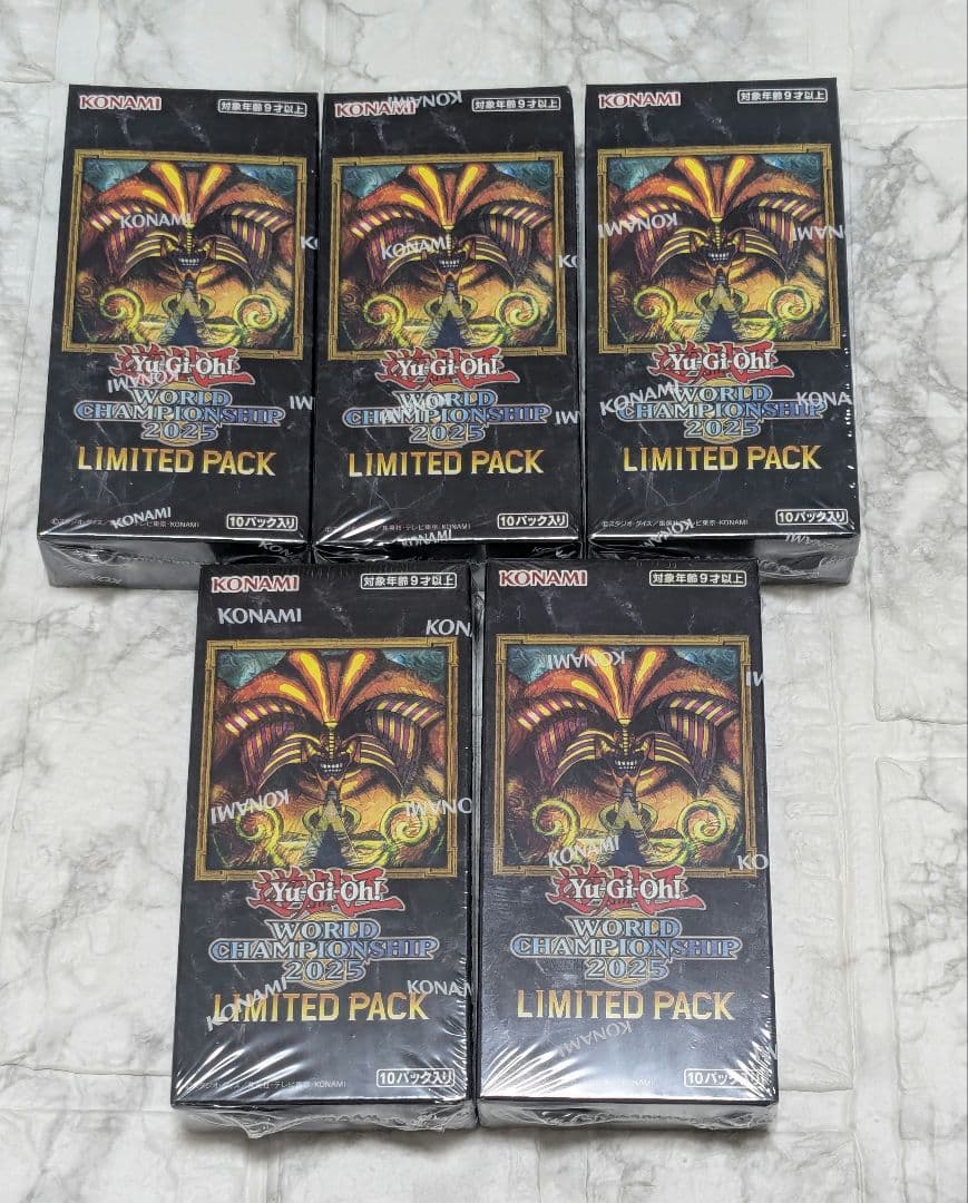 遊戯王 LIMITED PACK WORLD CHAMPIONSHIP 5BOX