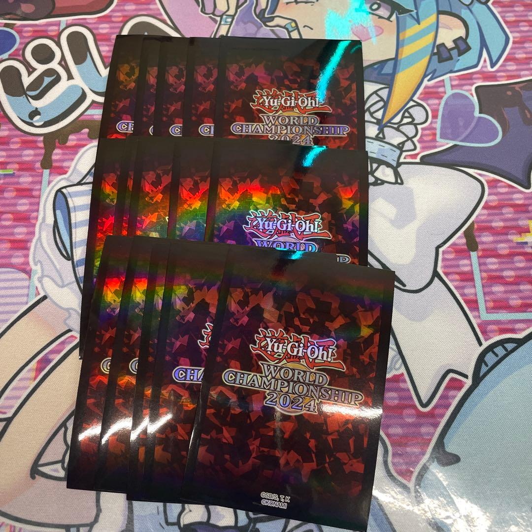 遊戯王WCS2024 スリーブ　赤 15枚 未使用品