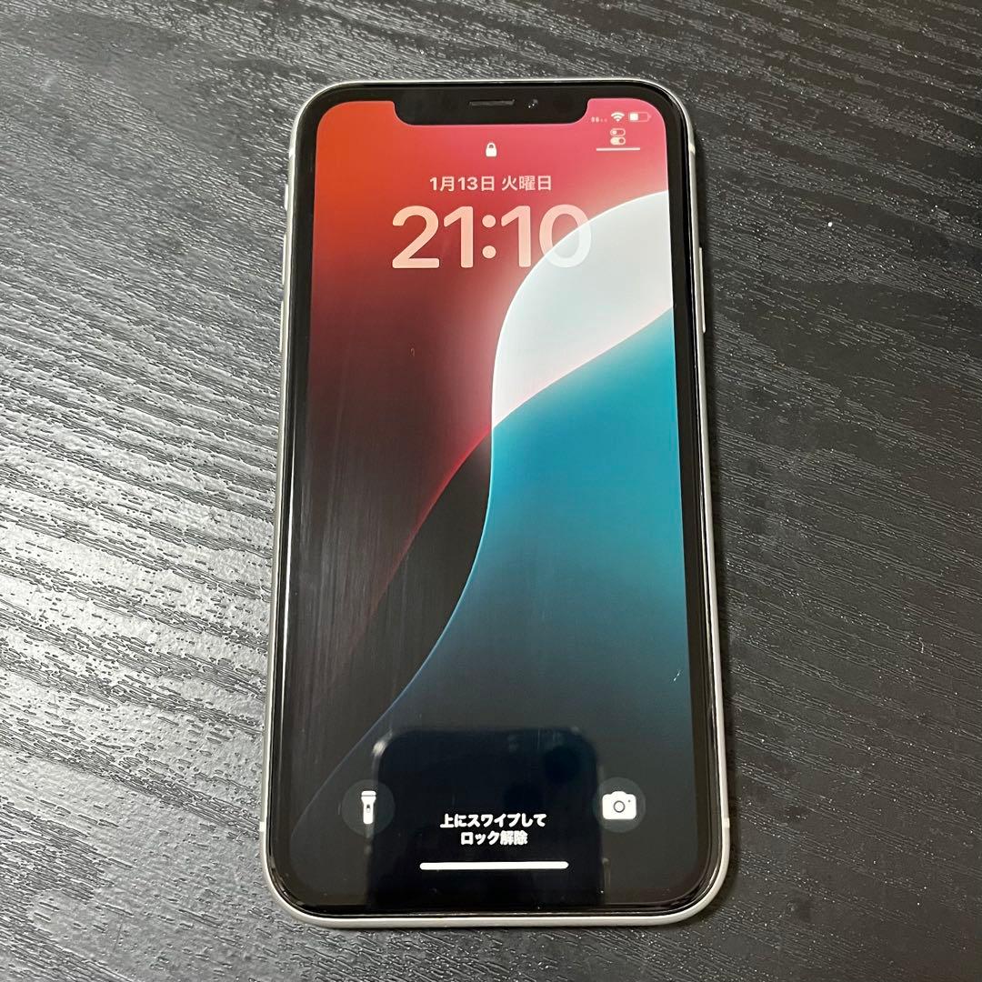 美品 動作正常 iPhone XR ホワイト 128GB