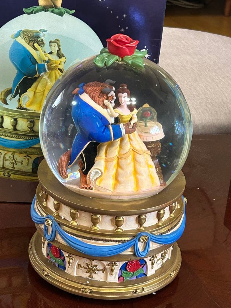 美女と野獣♡スノードーム　オルゴール
