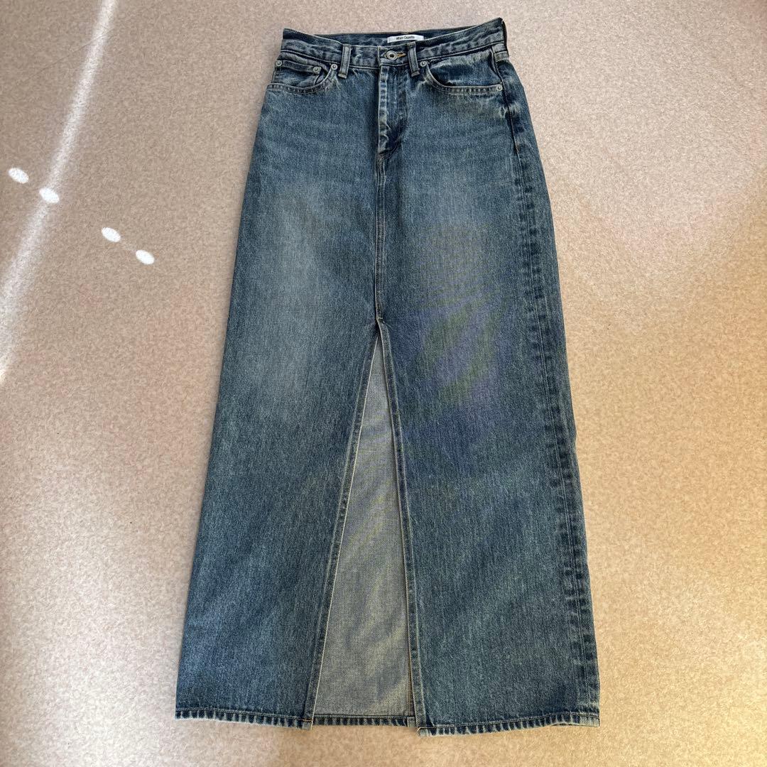 Whim Gazette デニムスリットスカート