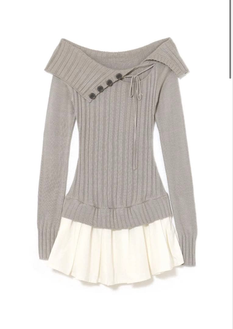 ワンピース andmary Isabel knit mini dress
