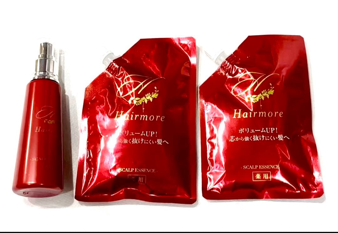 ヘアモア スカルプエッセンス 120ml 2個、ボトルセット