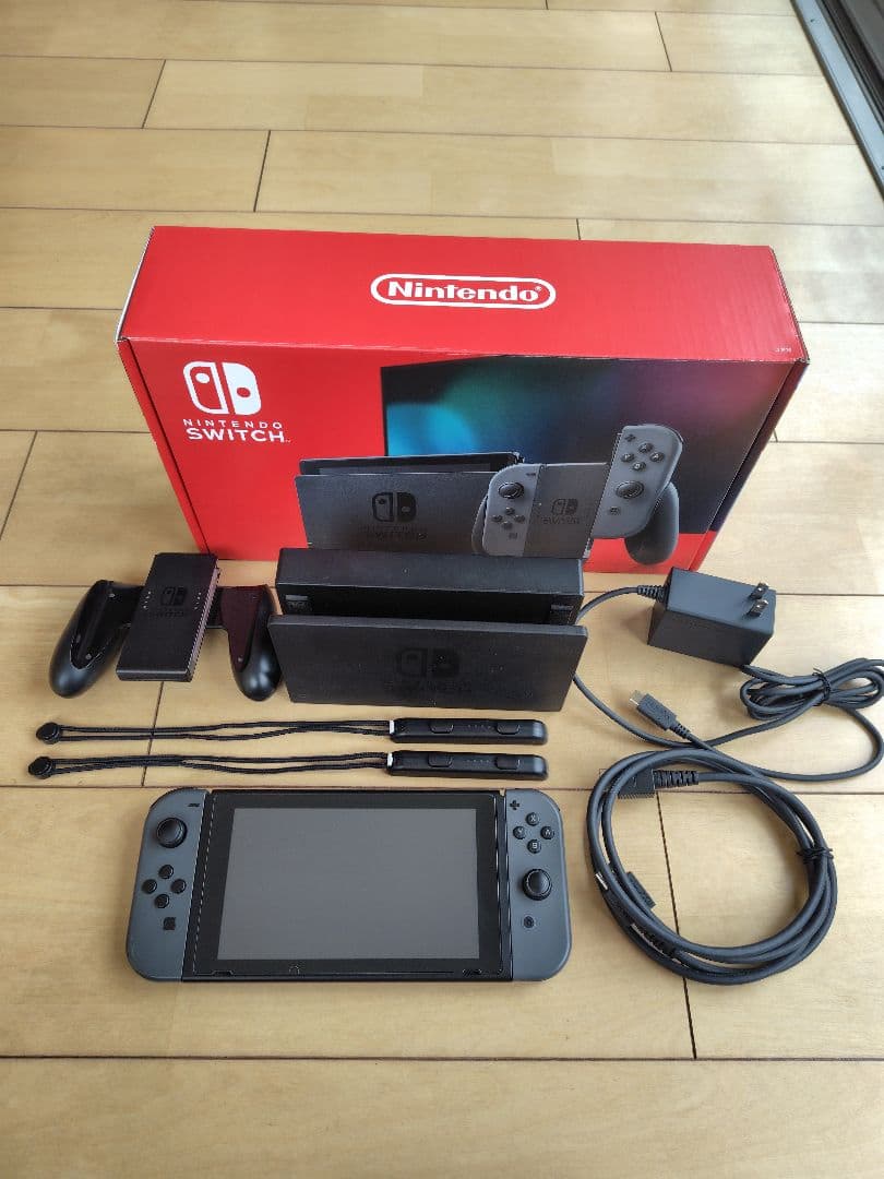 nintendo switch 本体　グレー