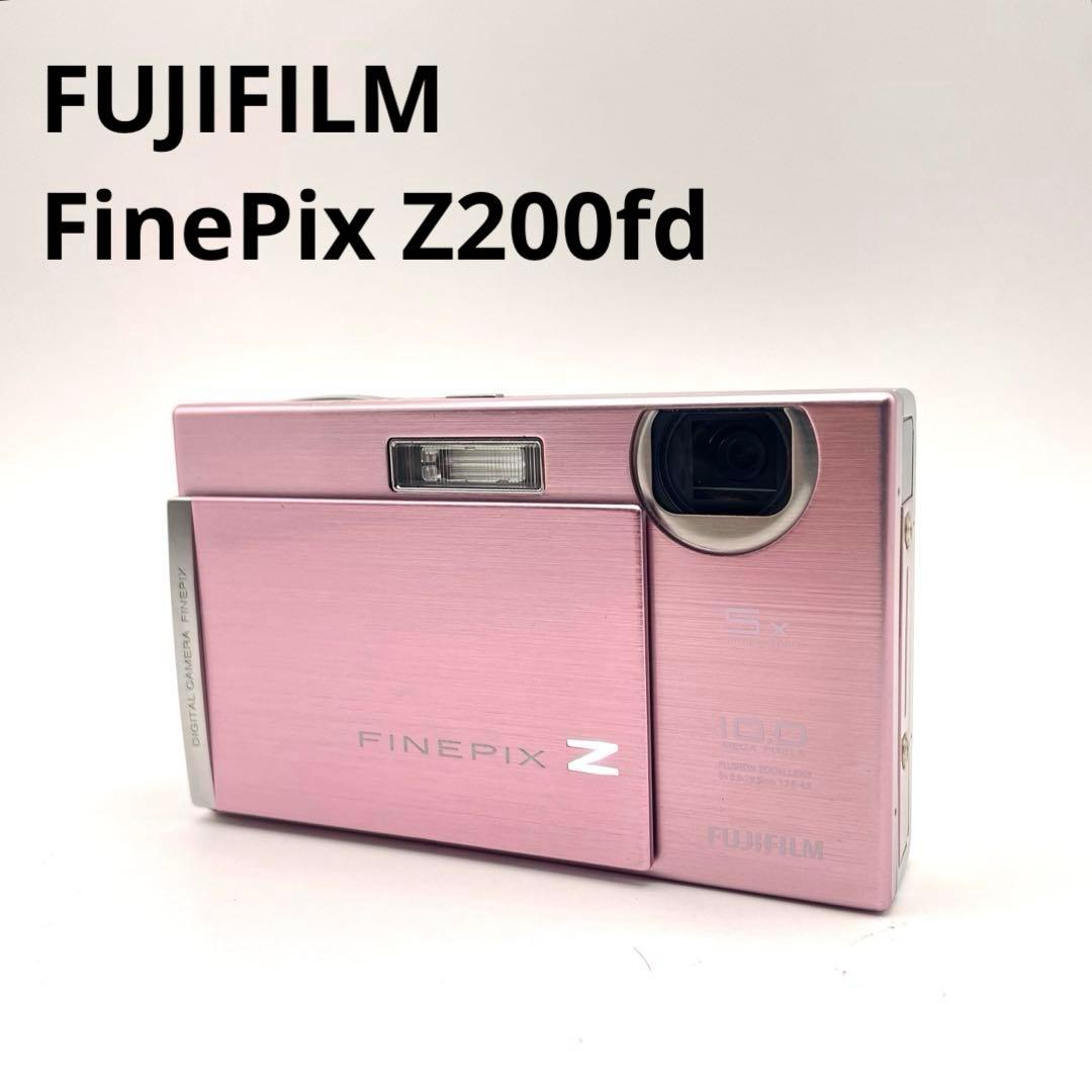 【完動品】 FUJIFILM FinePix 200fd デジカメ ピンク 希少