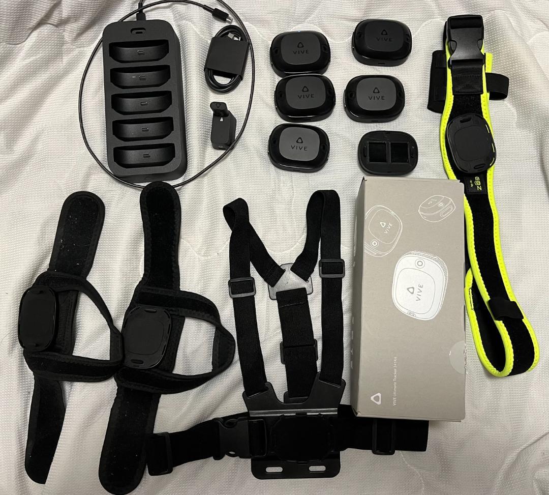 VIVE Ultimate Tracker 5個＋ワイヤレスドングル+ストラップ