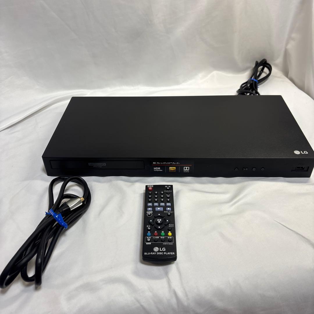 LG 4K Ultra HD ブルーレイプレーヤー HDR10対応 UBK80