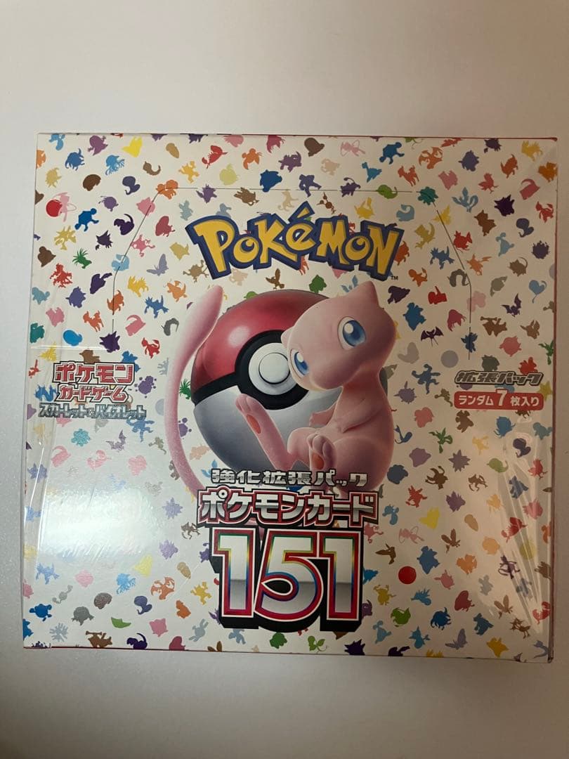 ポケモンカードゲーム　151 シュリンク付き　未開封1box