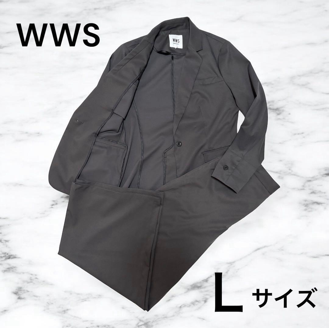【極美品】WWS スーツ セットアップ 上下 洗えるトラベルスーツ