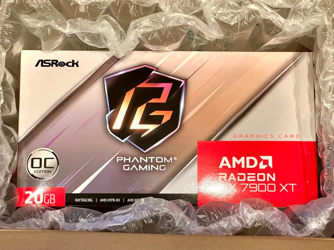 ASRock Radeon RX 7900 XT OC 20GB ホワイト