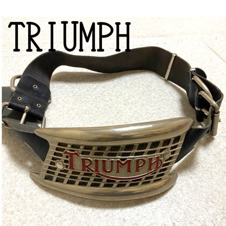 トライアンフ【TRIUMPH】★希少★タンクエンブレム　ベルト