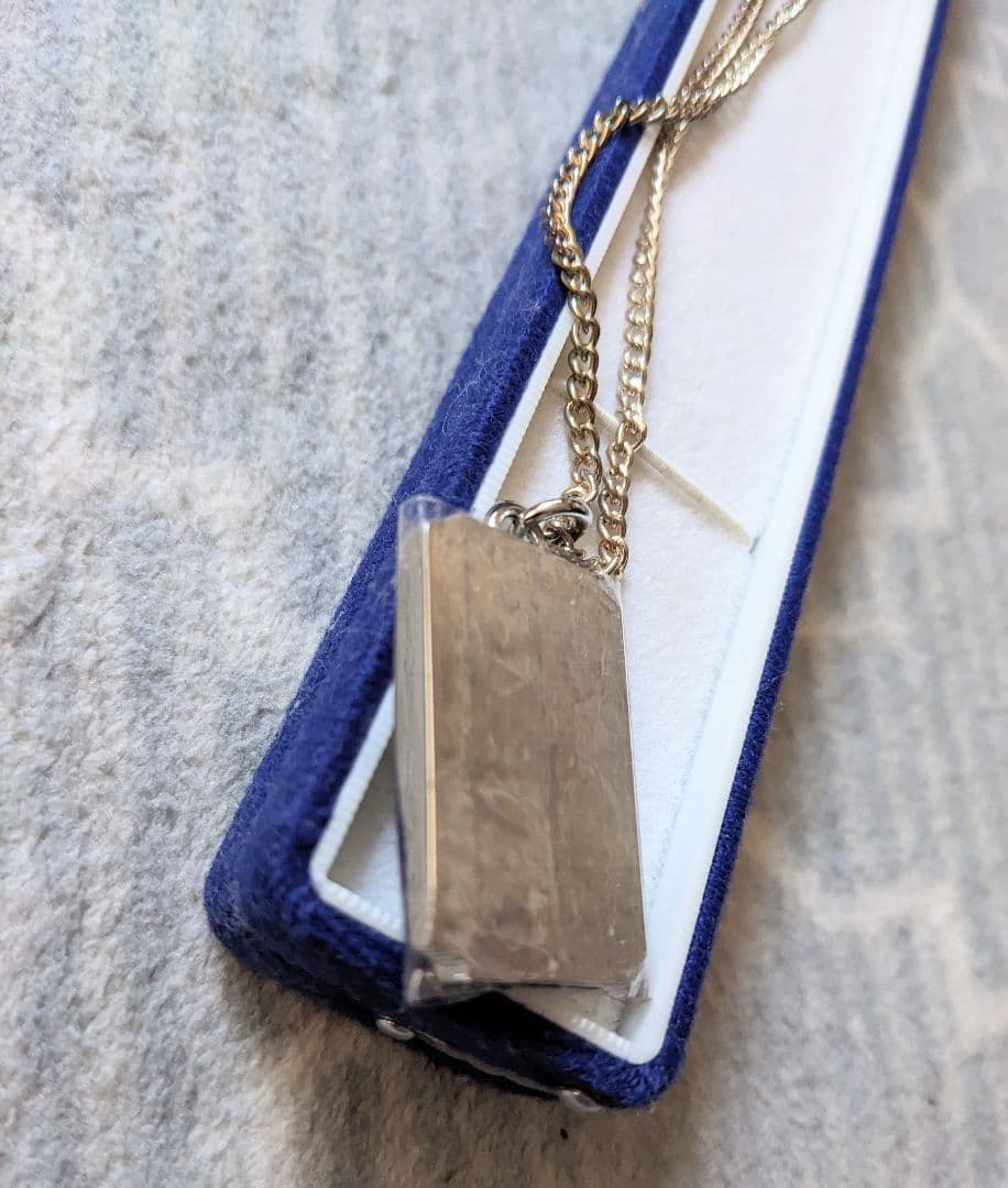 クレディ・スイスシルバーインゴット5g ペンダントネックレス　新品未使用