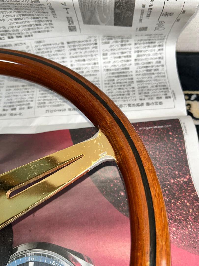 【希少品】NARDI トルク ステアリングホイール　ゴールド