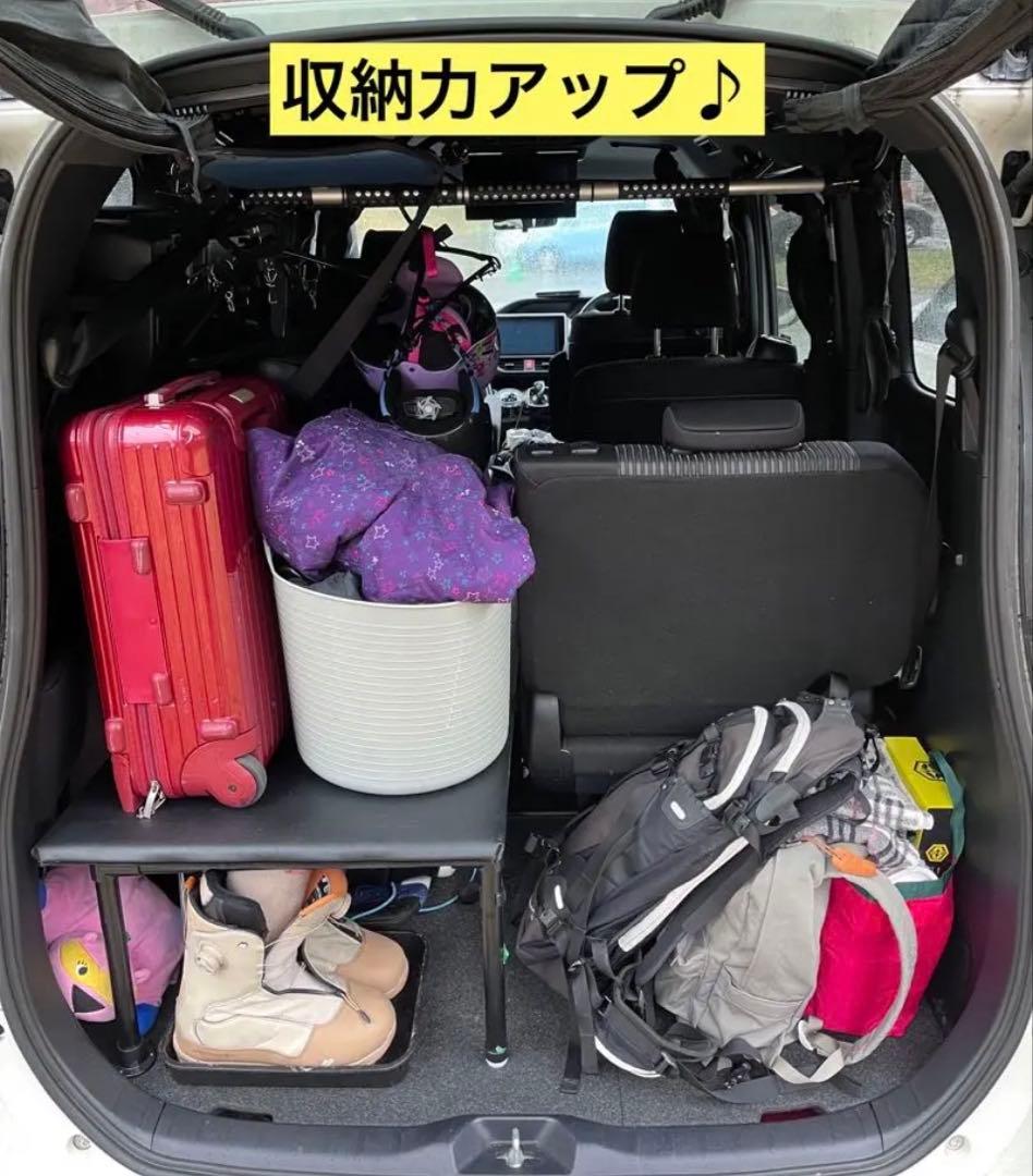 80系ノア・ボキシー・エクスクァイアベッドキット2段収納　20ミリクッション入り