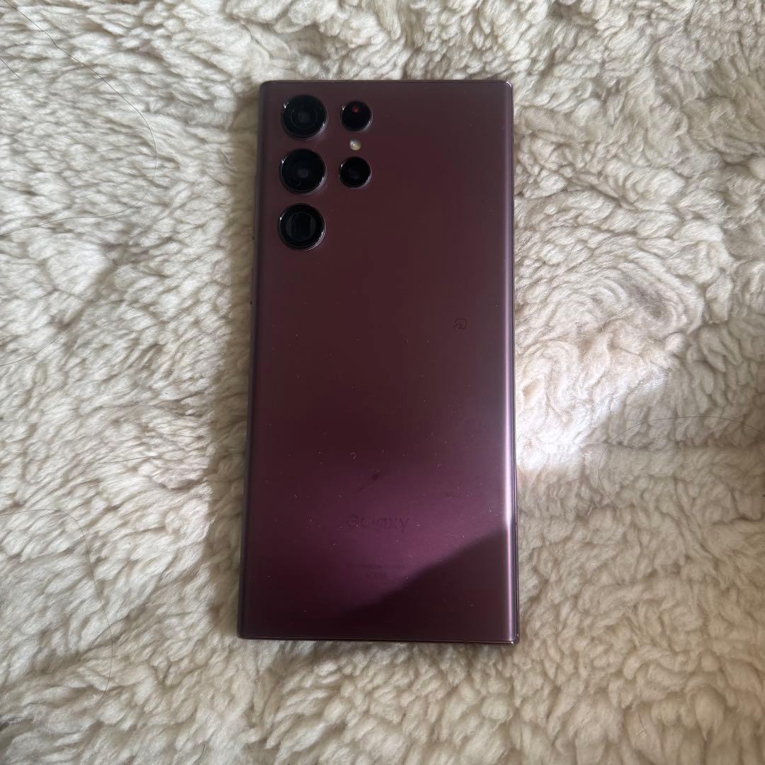 かなり綺麗　GALAXY s22 ultra 国内　バッテリー新品　au版