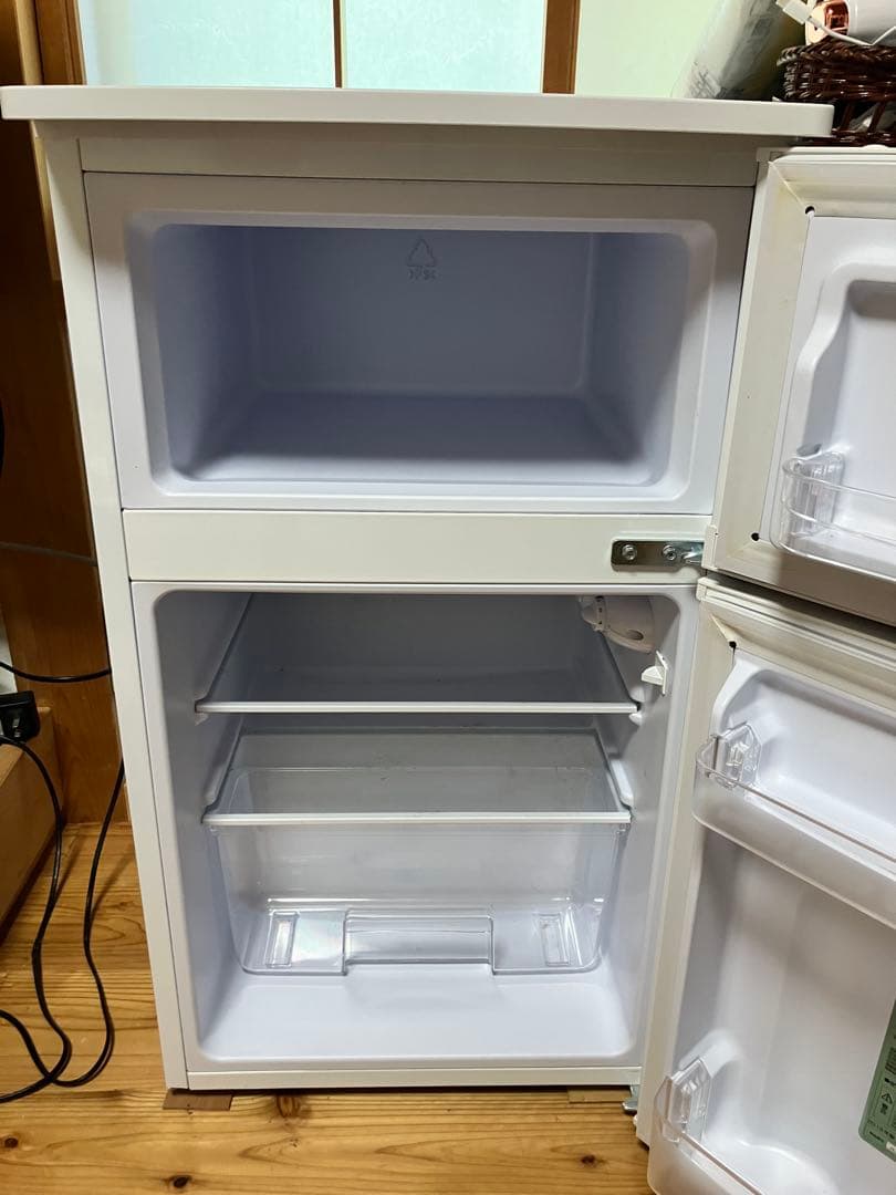 ELSONIC 冷蔵庫 一人暮らし 2ドア 小型 2019年製